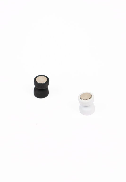 Ultra-Strong No-Snag Hijab Magnets Set – Black & White