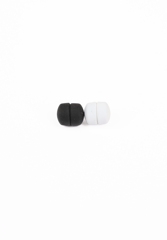 Ultra-Strong No-Snag Hijab Magnets Set – Black & White