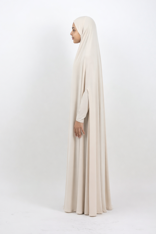 The Kids Azure Prayer Dress – Vibrant Teal One-Piece Isdal