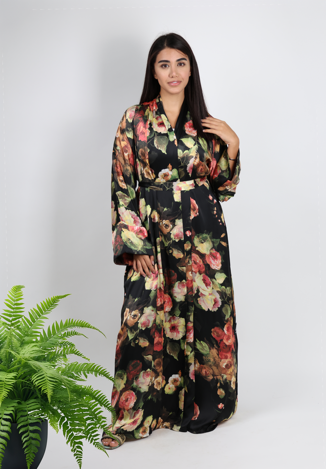 Floral Abaya